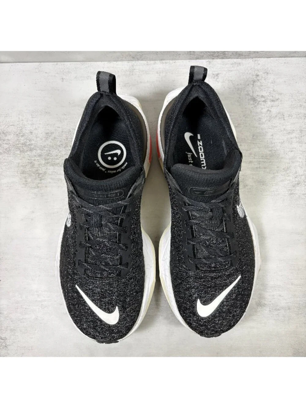 Nike Invincible Run 3 Running Shoes - Women's Size 8 - Black - Picture 7 of 9